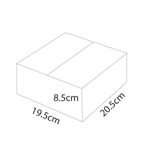 xartokivotio 20,5X19,5X8,5 diastaseis