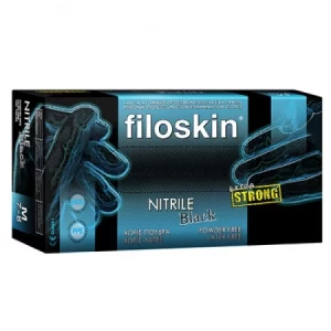 Γάντια Νιτριλίου Μαύρα X-Strong Filoskin Small (100τμχ)