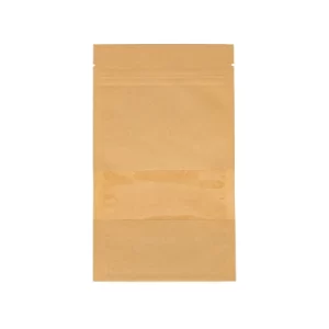 Σακουλάκι Doy Pack Χάρτινο με Kλείσιμο Zip 12x20+4cm (50τμχ)