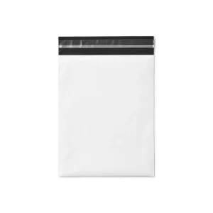 Σακουλάκι Courier Λευκό με Αυτοκόλλητο 25Χ35